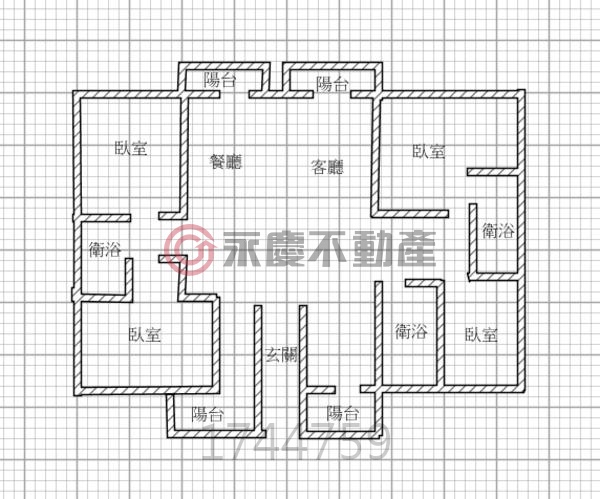 台中工業區旁雙戶打通美華廈雙平車【KK在地通】