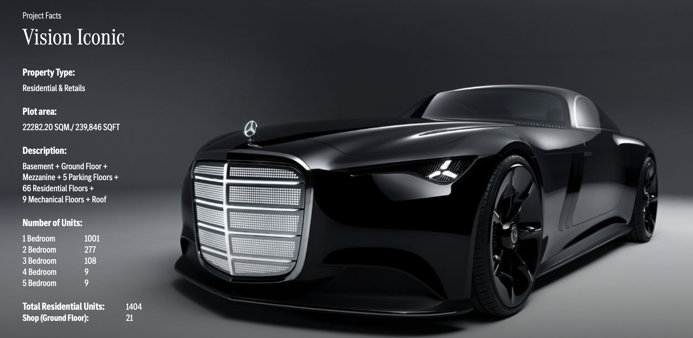 【 Binghatti｜Mercedes-Benz Places (8/9 Mercedes-Benz AMG Vision) 】
