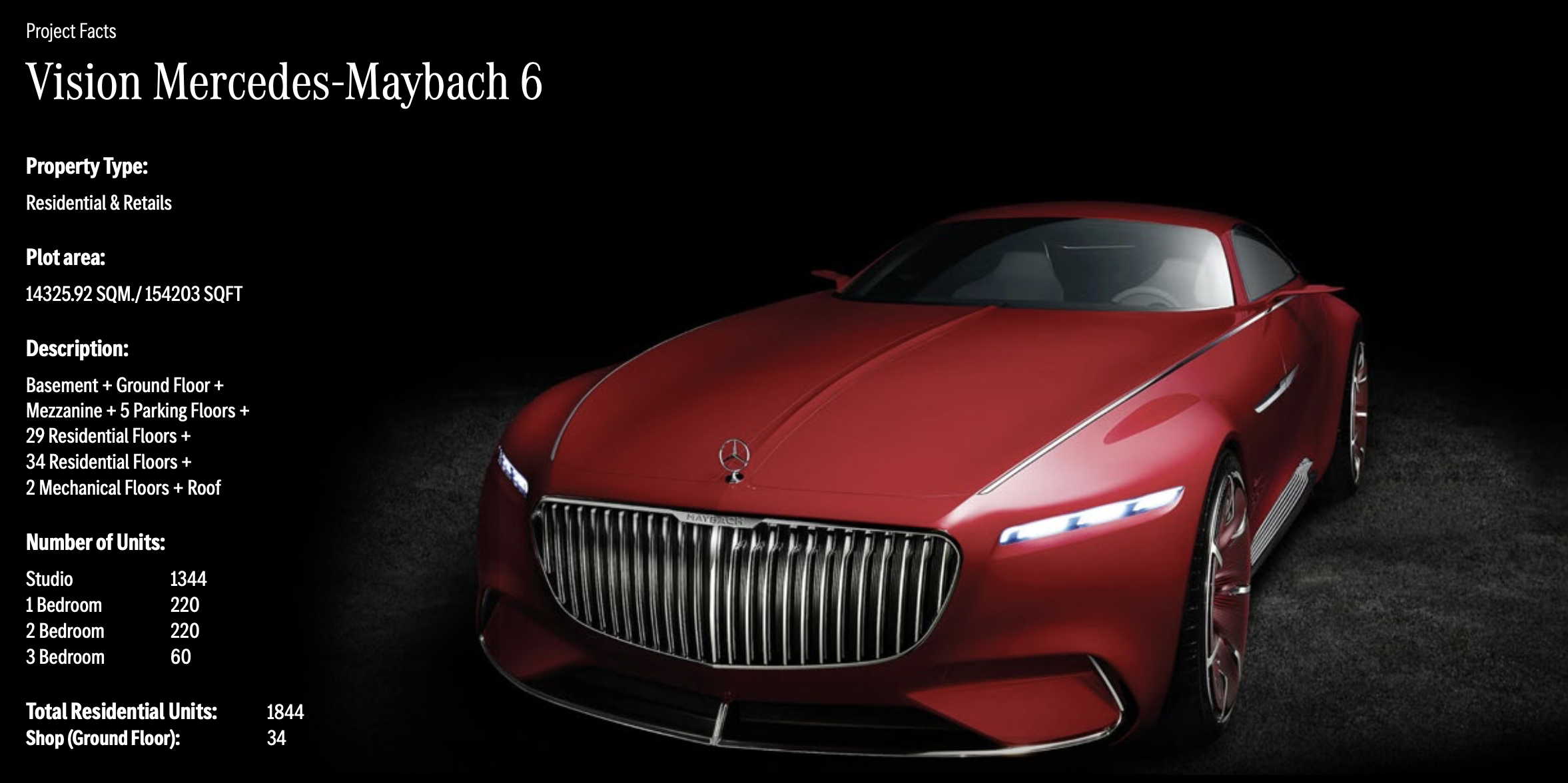 【 Binghatti｜Mercedes-Benz Places (8/9 Mercedes-Benz AMG Vision) 】
